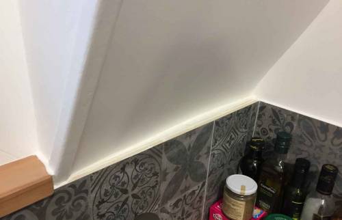 Installation de crédence dans la cuisine (Ouistreham 14150)