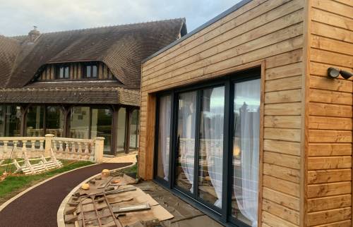 BAIE COULISSANTE ALU La Maison des Travaux Rouen