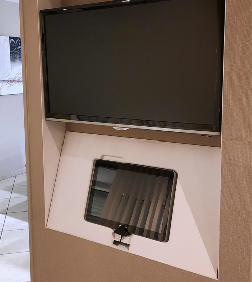 Construction d'une niche murale pour TV et tablette
