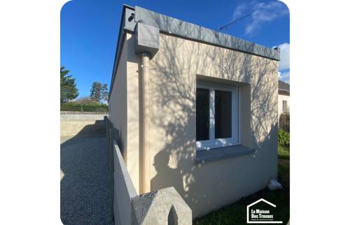Création d'un agrandissement attenant à la maison sur St Pair Sur Mer 50380