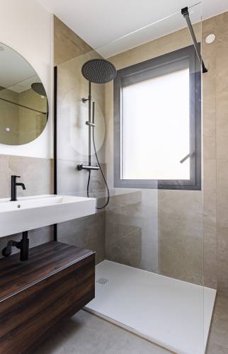 Salle de douche terminée
