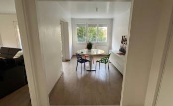  Séjour dans un appartement rénové avant pose de la verrière séparative - Nantes 44