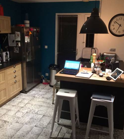 Rénovation de sol salon et cuisine Francheville