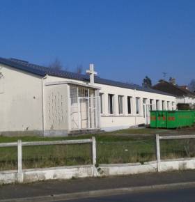 Maison paroissiale après ravalement (Ouistreham 14150)
