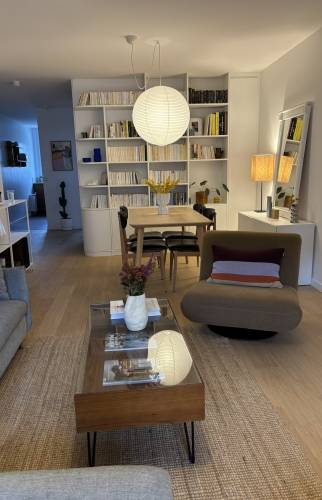  salon et bibliothéque sur mesure à paris 18