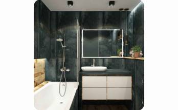 Rénovation salle de bain et wc à Granville 50400