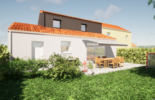 Surélévation de 35 m² à Rezé en ossature bois