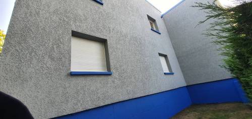 Rénovation de façade sur locaux professionnels après travaux - Brie-Comte-Robert 77170