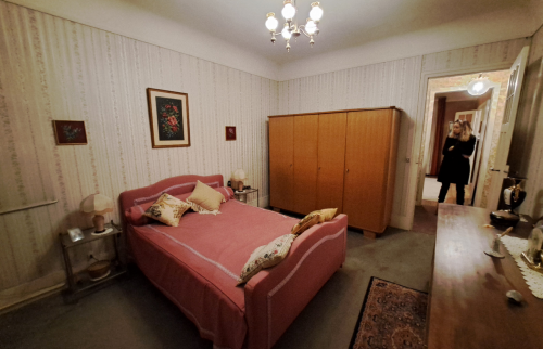 chambre dans l'appartement avant rénovation