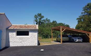 Réalisation d'un carport à Saintes 17100