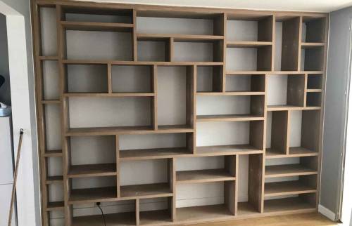 Mise en place du meuble sur mesure