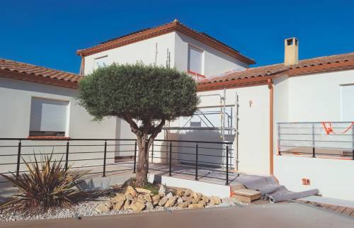 Après travaux réparation structurelle et réfection façade