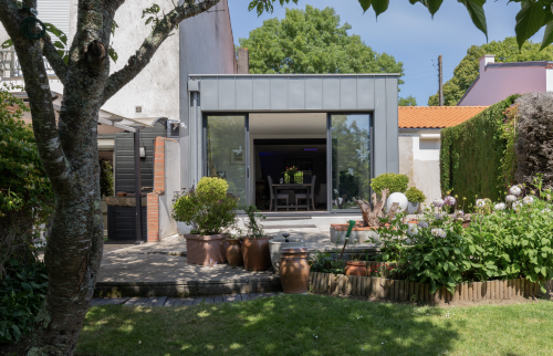 Extension de maison à Vertou ossature bois