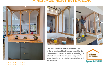 Installation de verrière intérieure - Pornic 44210