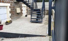 Escalier à Saint-Malo