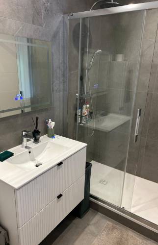 Salle de bain modernisée