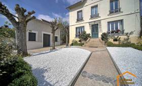 Terrain rénové en béton désactivé et en gravier alvéolaire (Yerres 91330)