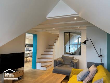 Rénovation d'un escalier dans le Golfe du Morbihan (56000)