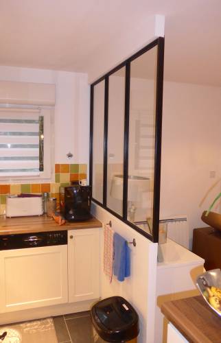 ouverture verriere cuisine appartement cormeilles en parisis 95240