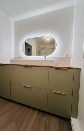 salle de bains rénovée