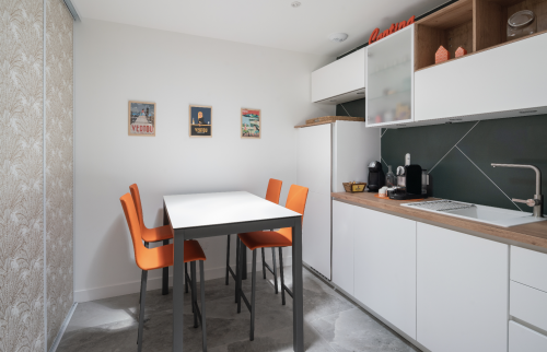 Création d'une cuisine dans une entreprise