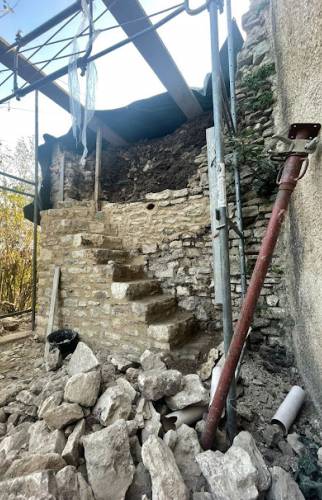 Début de la création de l'escalier