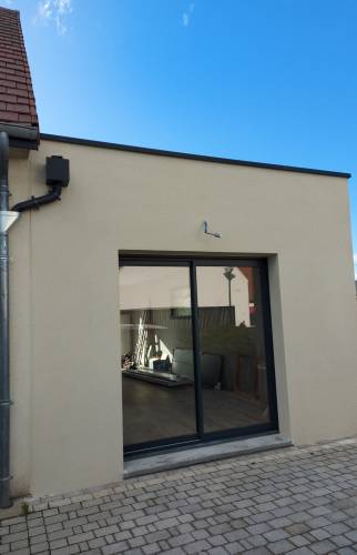 Façade avant terminée