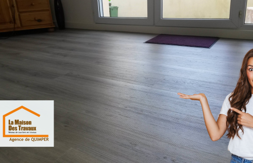 Un sol lumineux et élégant, posé sur une sous-couche isolante qui améliore à la fois le confort acoustique et la performance thermique du logement.