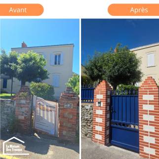 Rénovation de clôture et portillon en zone protégée - Pornic 44210