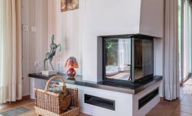 Nouvelle cheminée à foyer fermé pour notre client d'Arvillard