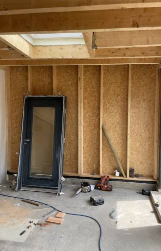 Extension 20 m2 Mur Ossature Bois à Treillières près de Nantes (44)