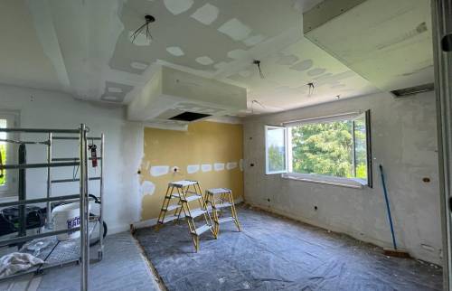 Rénovation d’une pièce à vivre à Trept