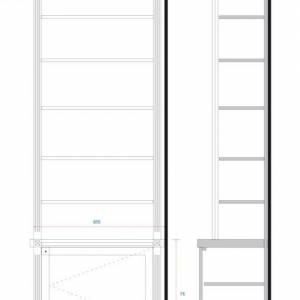 Aménagement intérieur résidence Club - Plan de la bibliothèque 