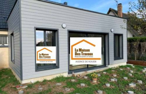  Extension Ossature Bois La Maison des Travaux Rouen 3