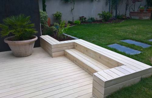 Terrasse en bois à Sautron