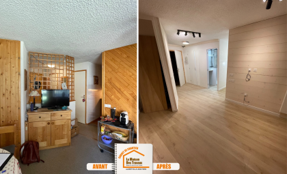 Appartement à neuf Méribel, Travaux de modernisation montagne, Rénovation complète intérieur, Confort et design en montagne