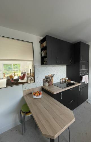 Rénovation de la cuisine avec pose d'une verrière