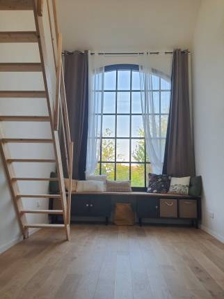 Grande baie vitrée pour éclairer la chambre (Saint-Pierre-du-Perray 91280)