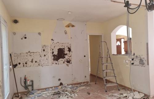 Dépose de la cuisine existante