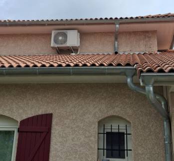  Installation d'une pompe à chaleur air air dans une maison - Meximieux 01800
