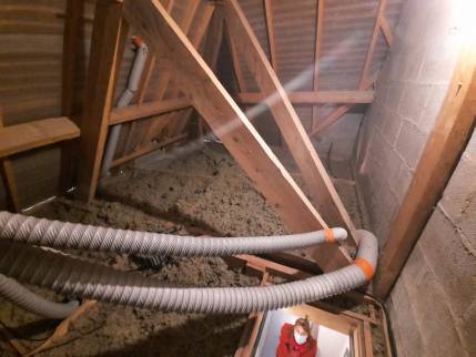 Combles avant aménagement (Cabourg 14390)