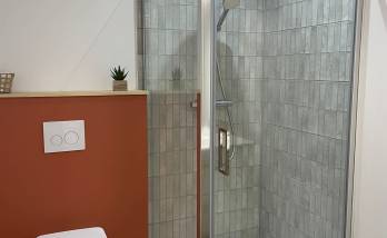 Création de salle de bain dans un garage transformé en appartement - Montauban 82000