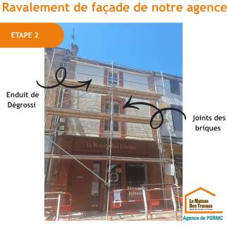  Travaux de ravalement de la façade sur La Maison Des Travaux Pornic 44210