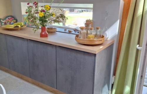 Pose nouvelle cuisine à Derval + sol (44)