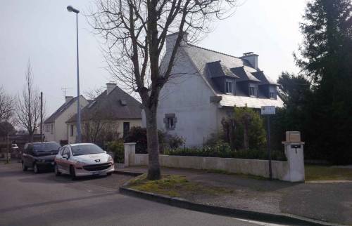 Clôture et portail à Saint-Malo avant remplacement