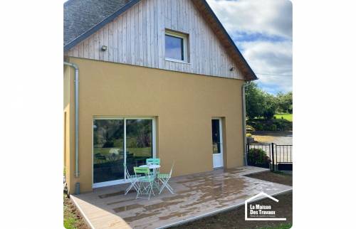 Terrasse en carrelage 