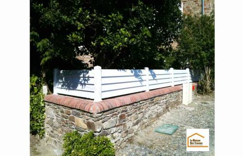 Muret en PVC