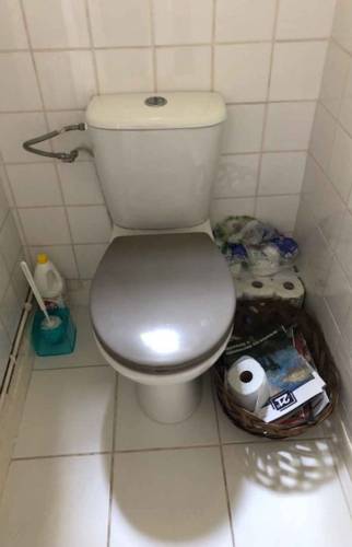 Toilettes avant travaux à Trouville
