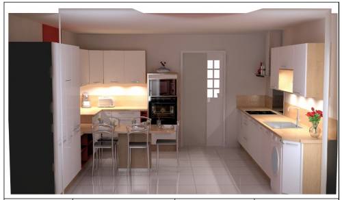 Rénovation d'une cuisine dans une maison près de Landerneau (29)