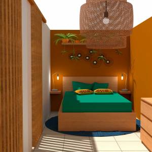 Rénovation d'appartement style tropical - Glawdys Edinval - La Maison Des Architectes